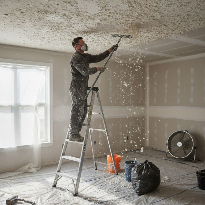 Popcorn Ceiling Removal detail